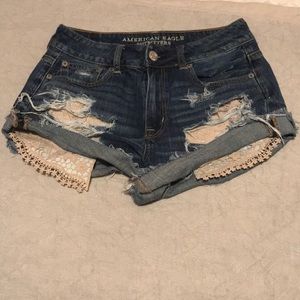 Hi-rise festival shorts size 4